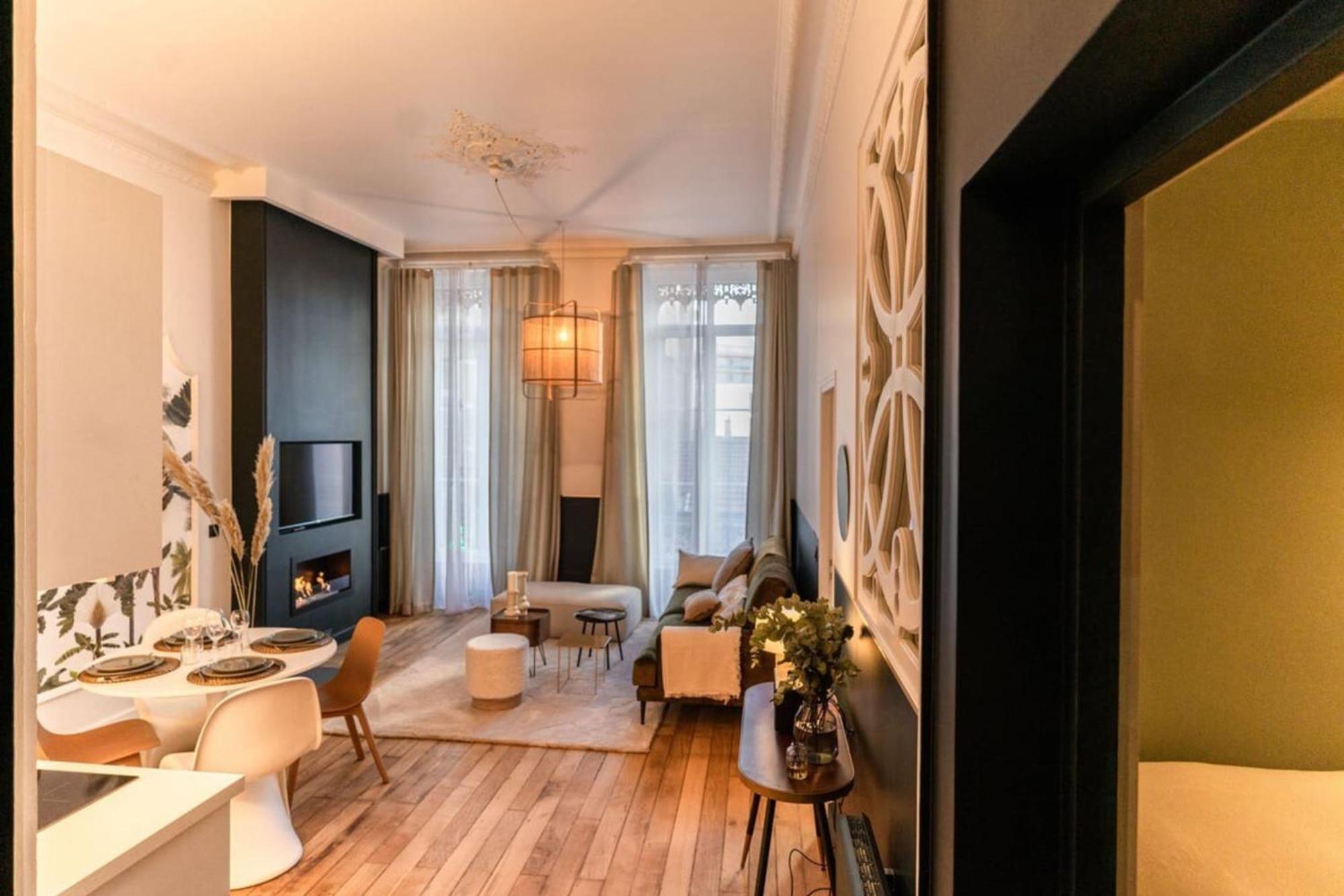 Beige Hospitalite - Coco - Hypercentre-2Chambres-Parking-Zen Σαιντ-Ετιέν Εξωτερικό φωτογραφία